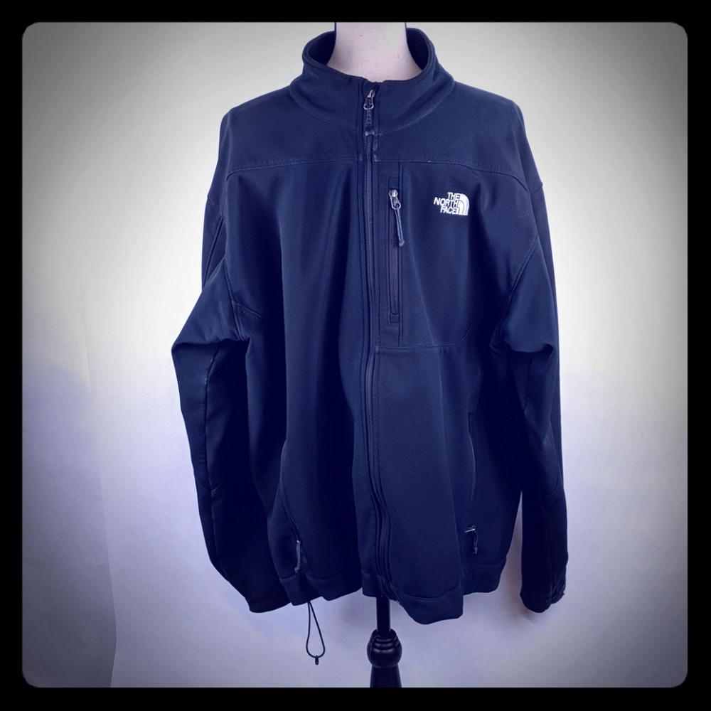 The North face softshell jacket black